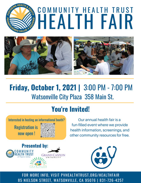 Health Fair flyer